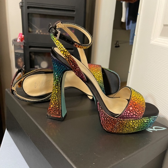 Betsy Johnson colorful heels - Picture 8 of 11